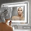 Amorho LED Bathroom Mirror 72"x 36" with Front and Backlight, Large Dimmable Wall Mirrors with Anti-Fog, Shatter-Proof, Memory, 3 Colors, Double LED Vanity Mirror