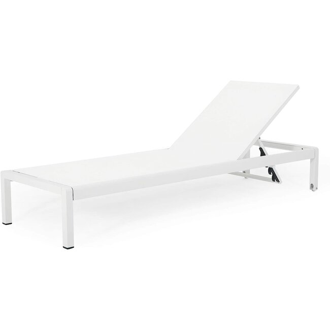 Christopher Knight Home Cynthia Outdoor Chaise Lounge, White