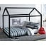 Signature Design by Ashley Flannibrook Contemporary House Bed Frame, Full, Black