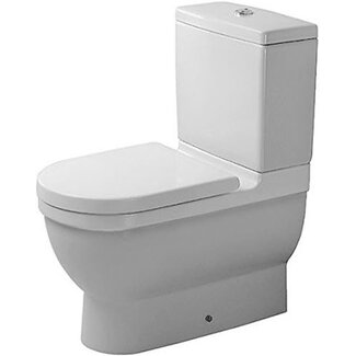 Duravit 128090092 white Toilet close-coupled Starck 3 vario outl,washd,US-version,GB/4,5l, Large