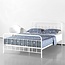 Zinus ZINUS Florence Full Panel Metal Platform Bed Frame / Mattress Foundation / No Box Spring Needed / Easy Assembly, White, Full