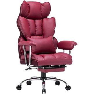 Eureka Dynamic Lumbar Support High Back Office Chair with Footrest