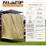 ALL-TOP Vehicle Awning 6.6'x8.2' Rooftop Pull-Out Retractable 4x4 Weather-Proof UV50+ Side Awning for Jeep/SUV/Truck/Van