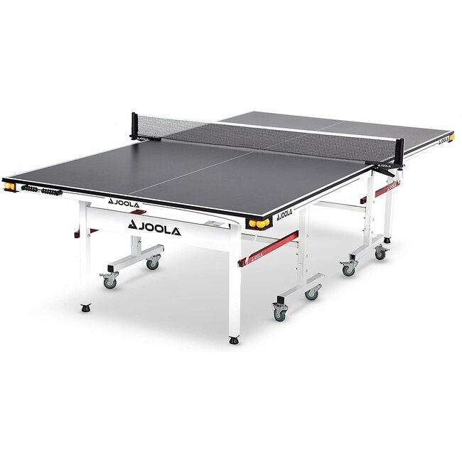 6ft Mid-Size Table Tennis Table Foldable & Portable Ping Pong Table Set for  Indoor & Outdoor Games with Net, 2 Table Tennis Paddles and 3 Balls