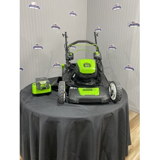 Greenworks Pro 80V 21-Inch Brushless Self-Propelled Lawn Mower 4.0Ah Battery and Charger Included, MO80L410