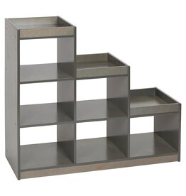 ECR4Kids 3-2-1 Cube Storage Cabinet, Children's Furniture, Grey Wash