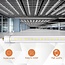 ONLYLUX 8ft LED Bulbs8 Foot LED Tube Light 45W 6000lm 6500K, Super Bright,T8 Single Pin FA8 Lights, Clear Cover,8 Foot LED Bulbs to Replace T8 T12 T10 Fluorescent Light Bulbs(Pack of 20)