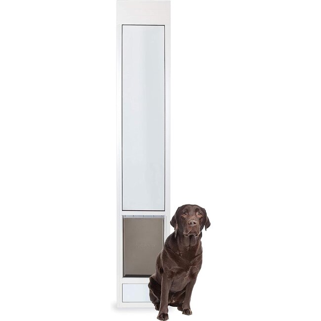 PetSafe 2-Piece Sliding Glass Pet Door, Large, White