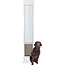 PetSafe 1-Piece Sliding Glass Pet Door for Dogs & Cats - Adjustable Height 75 7/8" to 80 11/16" - Large-Tall, White, No-Cut Install, Aluminum Patio Panel Insert, Great for Renters or Seasonal Install