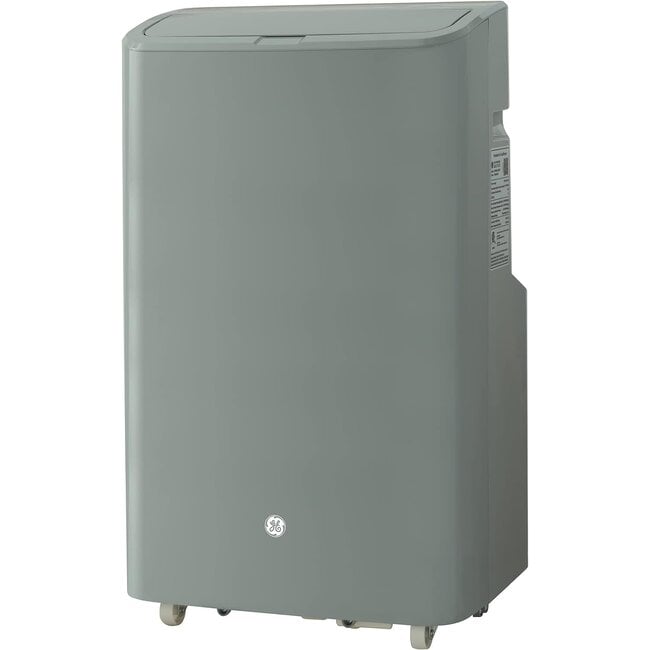 GE 8,500 BTU Heat & Cool Portable Air Conditioner for Medium Rooms up to 350 sq ft, Gray