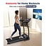 Redliro Electric Treadmill Foldable Exercise Walking Machince for Apartment Home/Office Jogging Compact Folding Easy Assembly 12 Preset Program 2 Wheels LCD Display