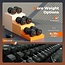FEIERDUN Adjustable Dumbbells, 50lbs Free Weight Set with Connector, 4 in1 Dumbbells Set Used as Barbell, Kettlebells, Push up Stand, Fitness Exercises for Home Gym Suitable Men/Women