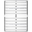 Mellow Rocky Base E 14" Platform Bed Heavy Duty Steel White, w/ Patented Wide Slats (No Box Spring Needed)- King