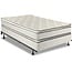 Greaton, 12-Inch Medium Plush Double Sided Pillowtop Innerspring Mattress & 8" Wood Box Spring Set with Frame, Twin