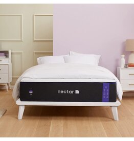 Nectar Premier King Mattress 13" - Medium Firm Gel Memory Foam Mattress - 5 Layers of Comfort - Dual Action Cooling Tech - Forever ,White
