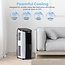 TOSOT 8,000BTU (5,000 BTU SACC) Portable Air Conditioner, Smart Wifi Control, AC Unit with Dehumidifier, Fan, Window Kit for Easy Installation, Cool Rooms Up to 300 Square Feet, Shiny Series