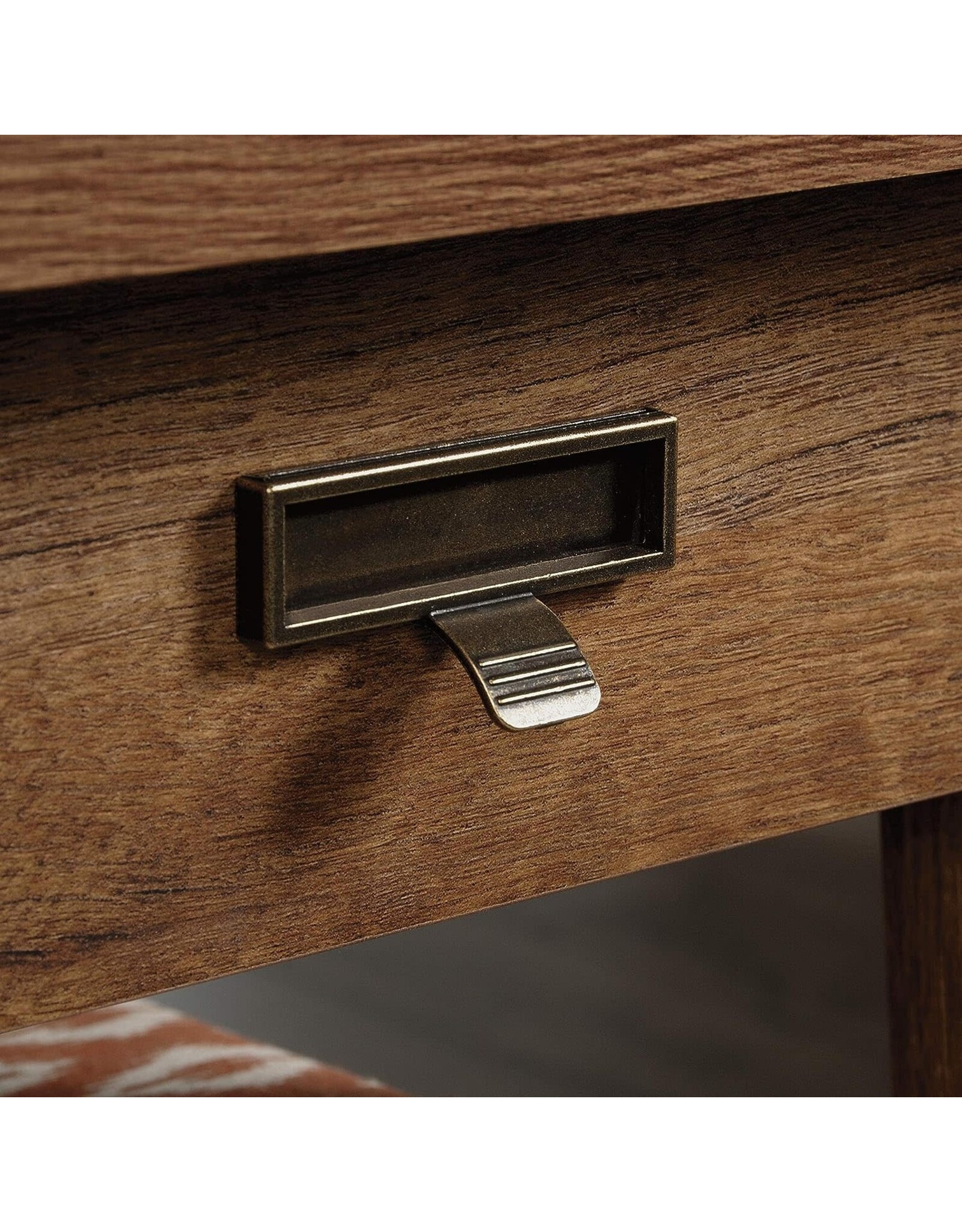 Sauder Trestle Executive Trestle Desk, Vintage Oak finish Amazing