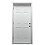 National Door Company ZZ364681R Steel, Primed, Right Hand Outswing, Prehung Front Door, 6-Panel, 30'' x 80",White