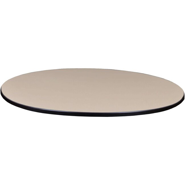 Regency Double Sided Round 3/4-inch thick Tabletop, 36", Beige/Grey
