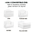 DaVinci Emmett 4-in-1 Convertible Crib in White, Greenguard Gold Certified