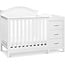 DaVinci Charlie 4-in-1 Convertible Mini Crib and Changer Combo in White, Greenguard Gold Certified