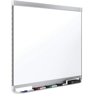 Quartet Magnetic Whiteboard, Porcelain, White Board, Dry Erase Board, 8' x 4', Aluminum Frame, Prestige 2 Duramax (P558AP2)