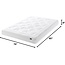 ZINUS 8-inch Cloud Memory Foam Mattress, Pressure Relieving, Bed-in-a-Box, CertiPUR-US Certified (8 in, King),Off White
