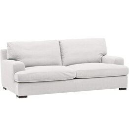 Amazon Brand - Stone & Beam Lauren Down-Filled Oversized Sofa Couch, 89"W, Pearl