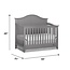 Dream On Me Ella 5-in-1 Full Size Convertible Crib in Storm Grey, Greenguard Gold Certified