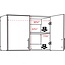 Prepac Elite Functional Wall Mount Shop Cabinet with Adjustable Shelf, Simplistic Stackable 2-Door Garage Cabinet 16" D x 32" W x 24" H, Light Gray, GEW-3224