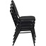 Regency Restaurant Stack Chair (4 Pack), Black