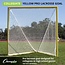 Champion Sports Collegiate Lacrosse Goal: 6x6 Feet Professional Mens & Womens Goal, Yellow - Net Sold Separately
