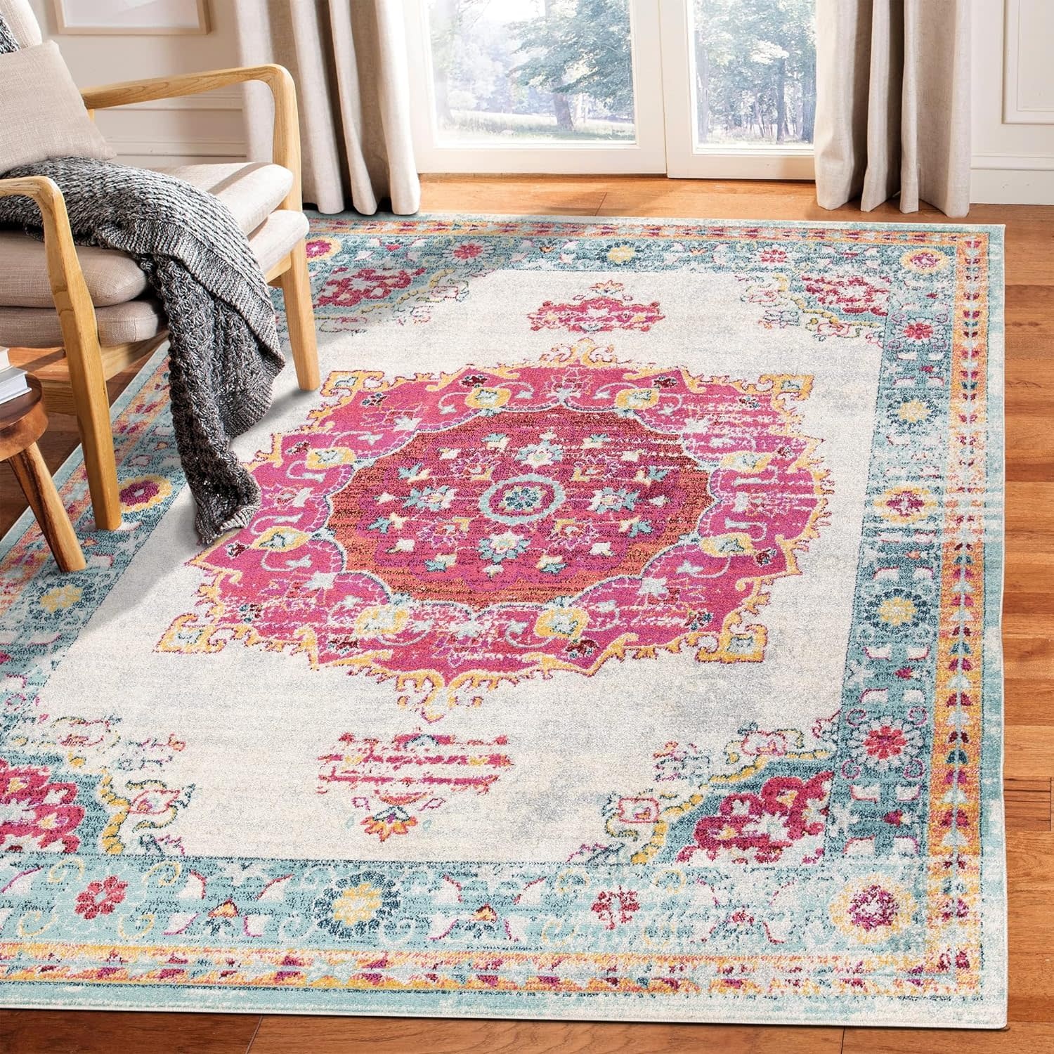 Boho area rugs deals