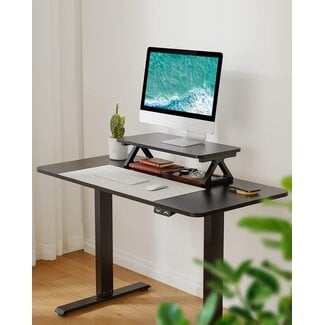 Totnz Electric Standing Desk Height Adjustable Table, Ergonomic Home Office Furniture