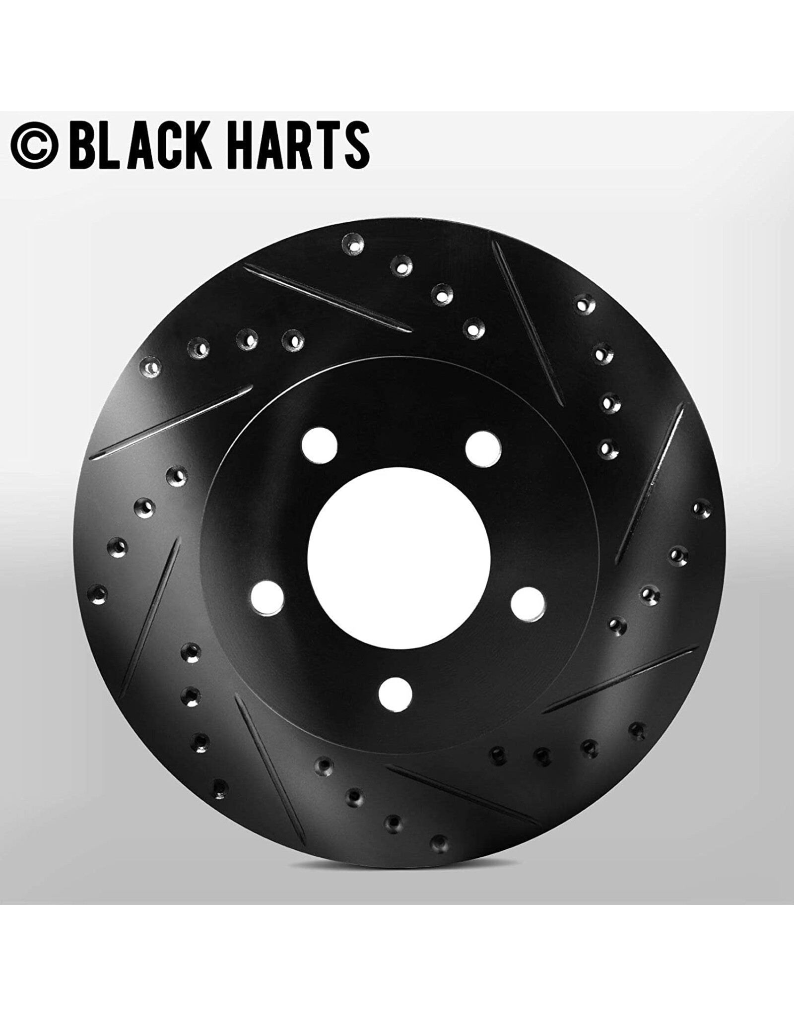 Hart Brakes Front Rear Brakes and Rotors Kit |Front Rear Brake Pads| Brake  Rotors and Pads| Heavy Duty Brake Pads and Rotors |fits 2006-2018 Chrysler 