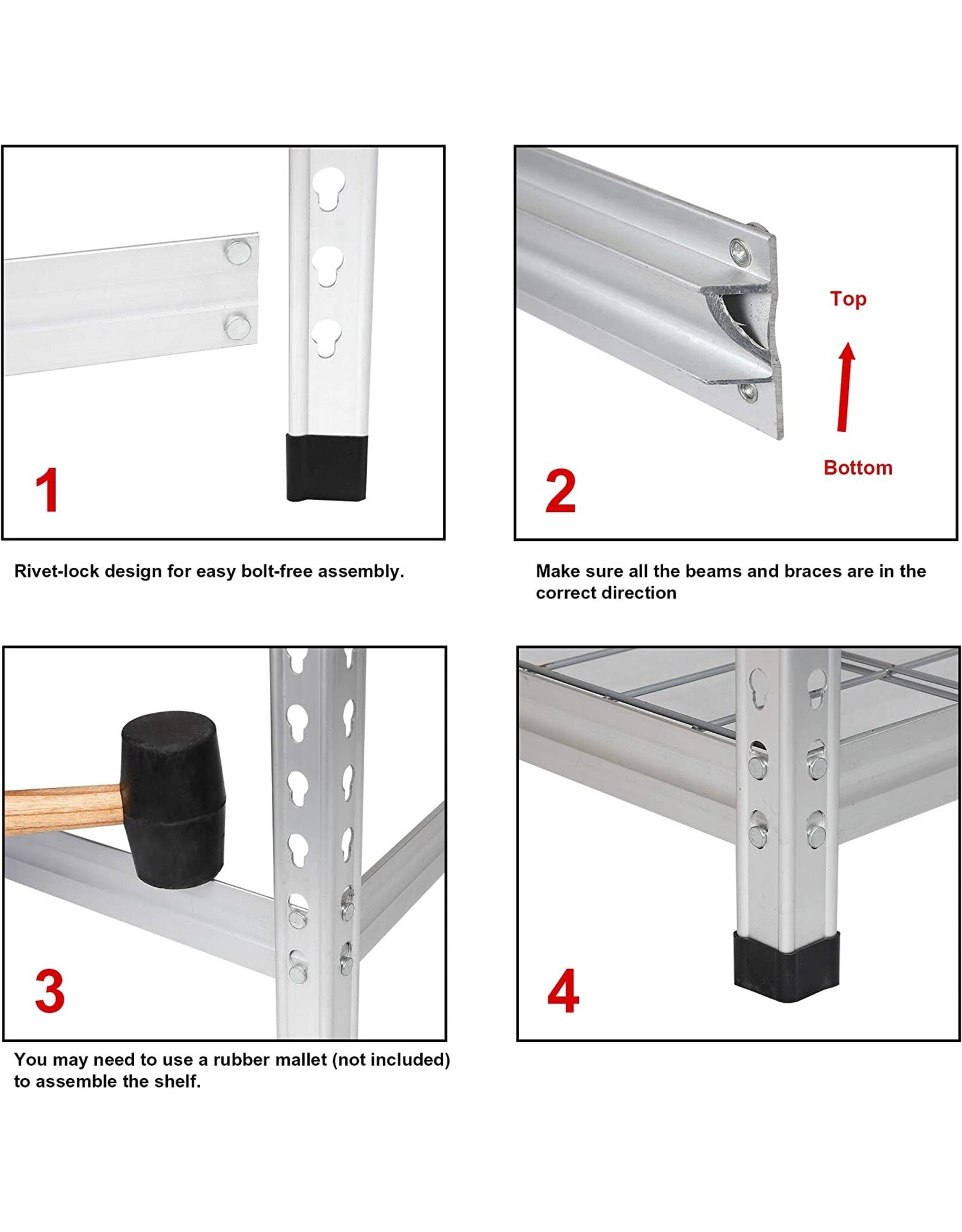 Amazon Basics Heavy Duty Storage Shelving Unit, Double Post, 5 Shelf