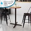 Flash Furniture Beverly 30'' x 30'' Restaurant Table X-Base with 3'' Dia. Bar Height Column
