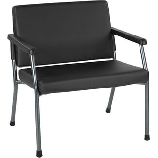Office Star Bariatric Big and Tall Office Chair, 29" Wide Seat, 500 lbs, Black