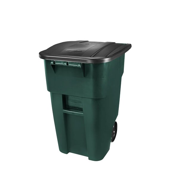 Rubbermaid Double Handle Wheeled Trash Can