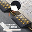 VEVOR Rubber Curb Ramp, 6" Rise Height 2 Pack, Heavy-Duty 33069 lbs/15 T Capacity Threshold Ramps, 19" L x 15" W Driveway Ramps with Stable Grid Structure for Cars, Wheelchairs, Bikes, Motorcycles