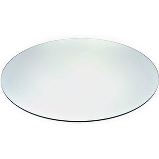 Audio-Visual Direct 42" Tempered Glass Table Top with Rounded Edge
