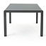 Coral Outdoor Aluminum Rectangle Coffee Table Grey Glass Water Resistant Weather