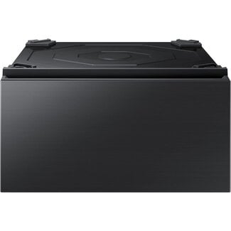 SAMSUNG Samsung 27" Bespoke Washer Dryer Pedestal Stand, Pull Out Storage, Brushed Black