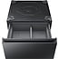 SAMSUNG SAMSUNG 27-Inch Bespoke Front Load Washer Dryer Pedestal Stand w/ Pull Out Laundry Storage Drawer, WE502NV, Brushed Black