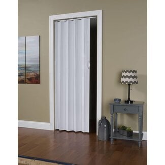 LTL Home Products VS4880M Via Accordion Folding Door, 48" x 80", White Mist
