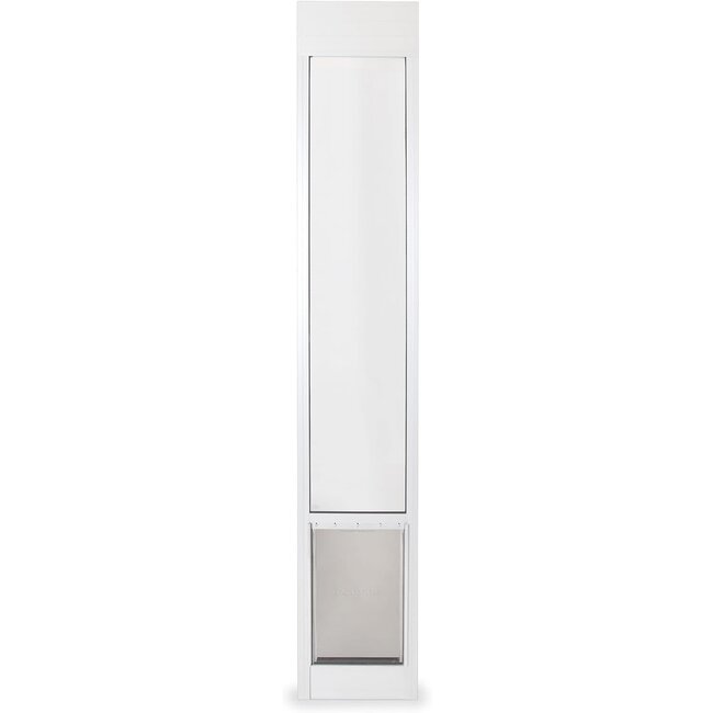 Petsafe patio panel large white aluminum sliding pet door hotsell