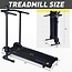 kotia kotia Manual Treadmill Non Electric Treadmill with 10degree Incline Small Foldable Treadmill for Apartment Home Walking Running (Mode GHN213)