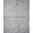 Loloi II Elysium Collection ELY-04 Denim/Multi 7'-10" x 7'-10" Round Area Rug