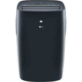 LG 8,000 BTU (DOE) Smart Portable Air Conditioner, Cools 350 Sq.Ft. (10' x 35' Room Size), Smartphone & Voice Control Works ThinQ, Amazon Alexa and Hey Google, 115V, Black