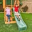 KidKraft Appleton Wooden Swing Set / Playset with Swings, Slide, Rock Wall, Chalkwall, Clubhouse and Sandbox, Gift for Ages 3-10